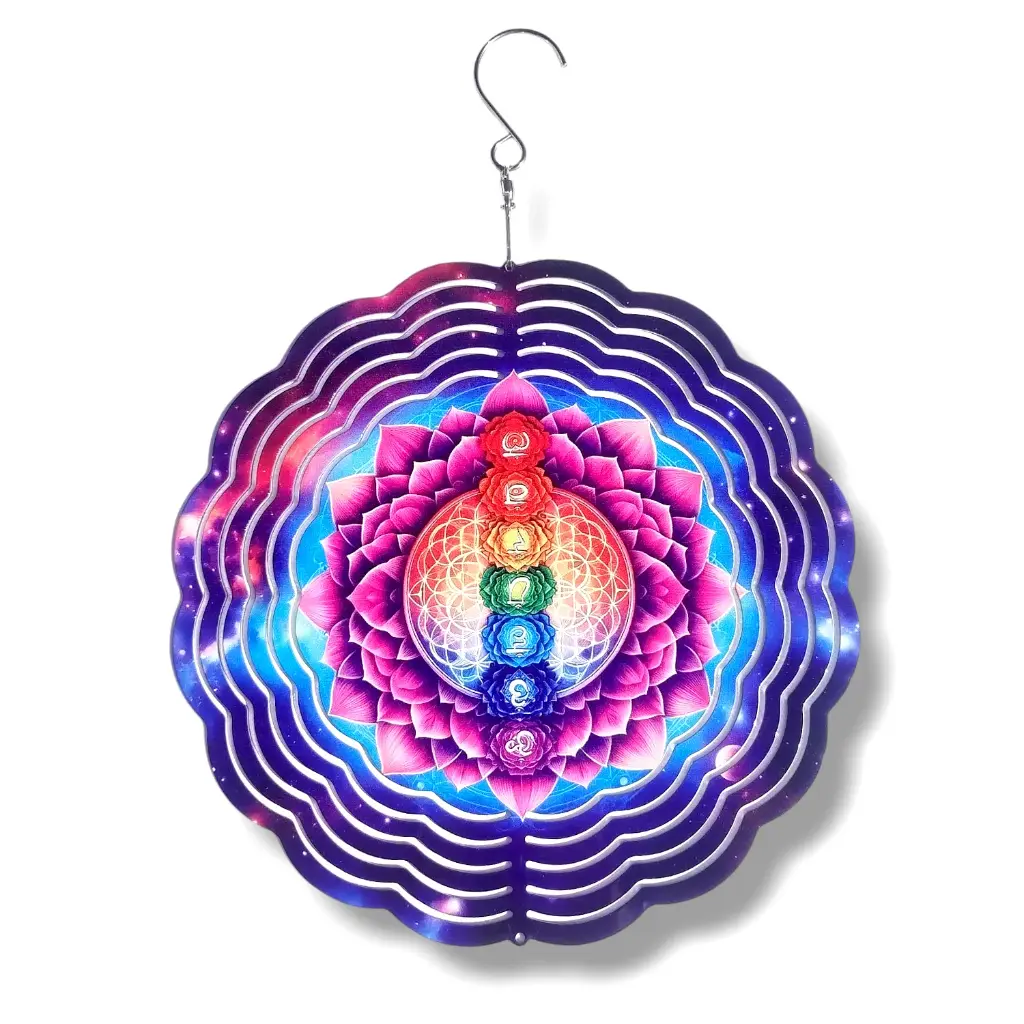 Windspinner 20cm Color - Mandala 7 chakras.webp