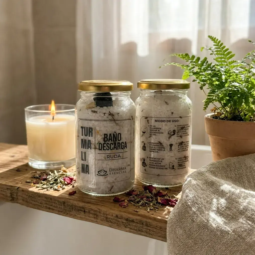 Frasco 360ml - Sales de Baño de Descarga Turmalina Ruda (500g) 2_WEBP.webp