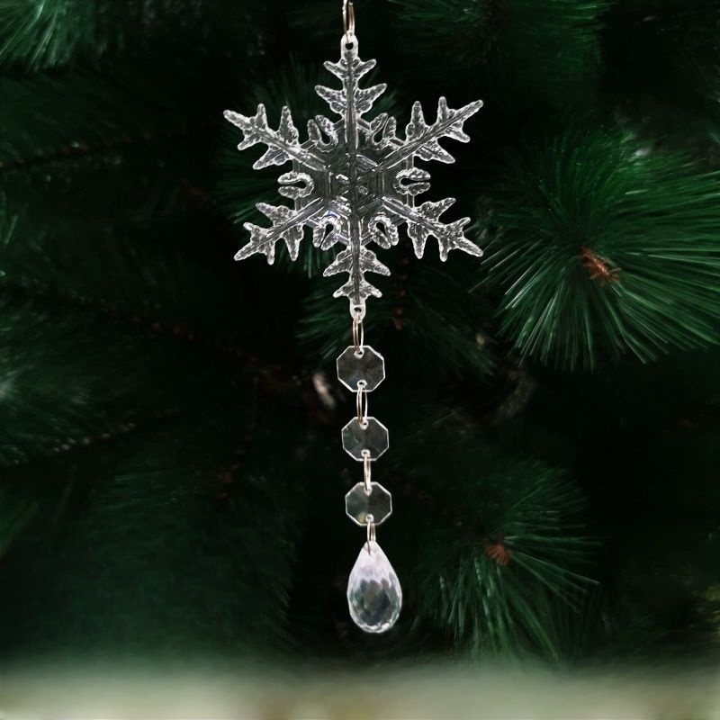 Cola para Windspinner - "Cristal gélido" de acrilico (18cm)