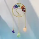 Colgante de Cristales - Arbol de la vida 7 chakras (Grande)