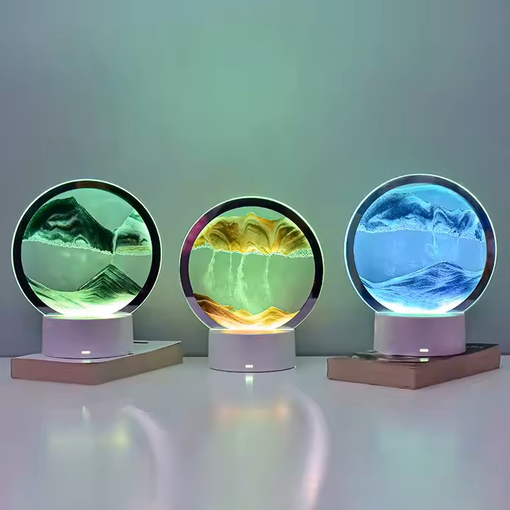 Lampara de Arena Movediza - RGB, USB