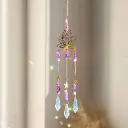 Colgante de Cristales - Loto de amatistas (45x4cm)