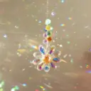 Colgante Atrapasol - Flor de Cristales