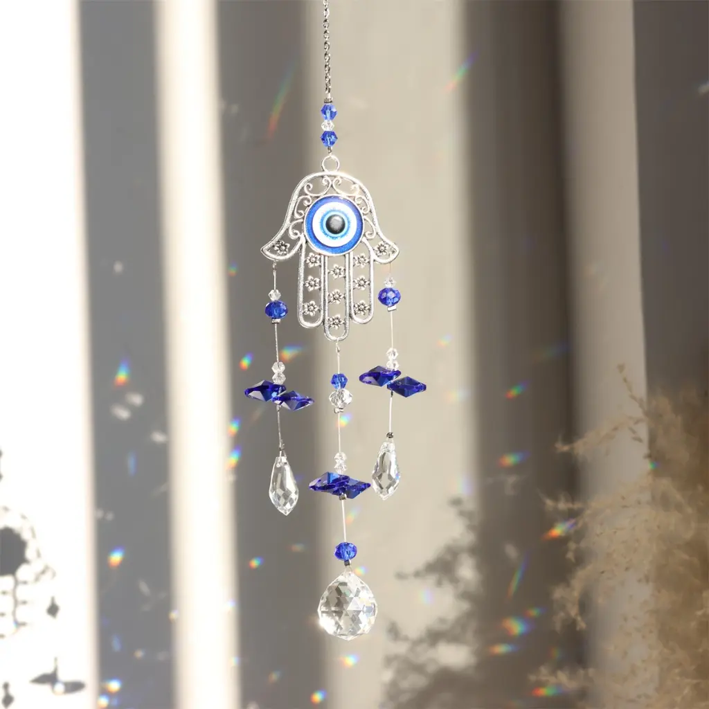 Colgante Atrapasol - Mano fátima