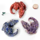 Dragón de Resina y Cristales