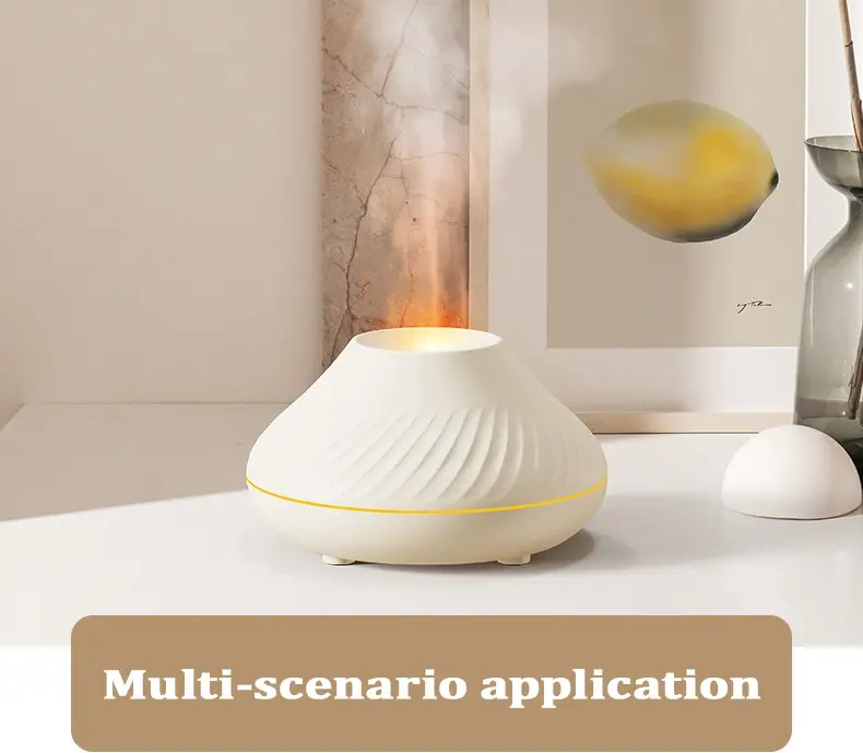 Humidificador Fogata Redondo Blanco 2.webp