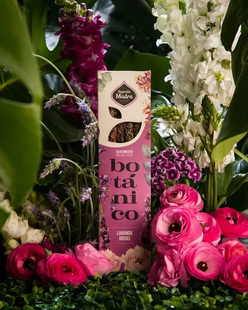 Sahumerio Botánico Lavanda & Rosas.webp