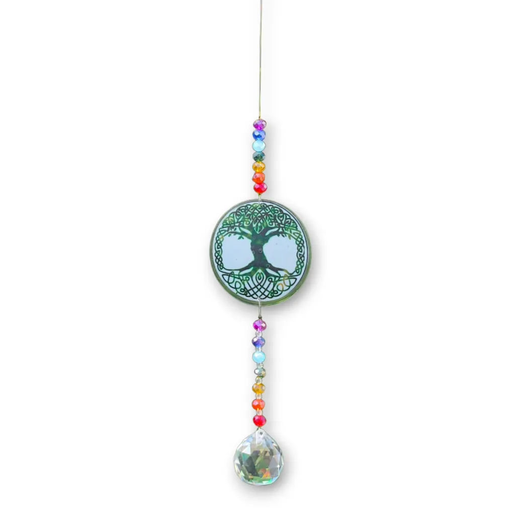 Atrapasol con Sticker Plastificado del Arbol de la vida - 35cm