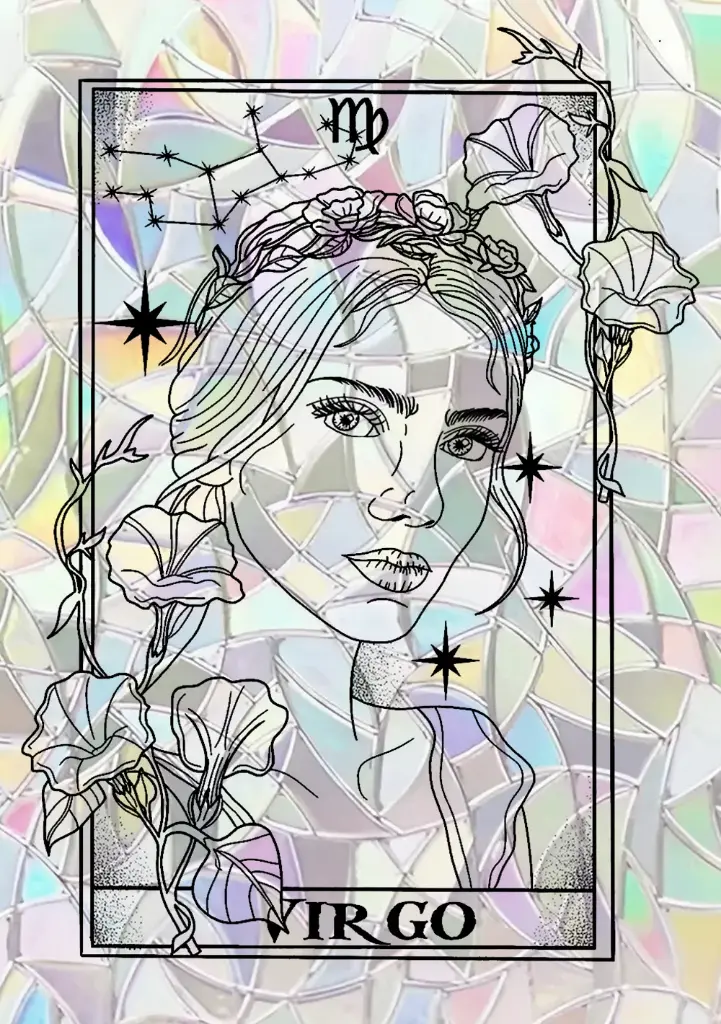 Sticker Suncatcher (Atrapasol) - 036. Signo Virgo