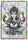 Sticker Suncatcher (Atrapasol) - 054. Ganesha