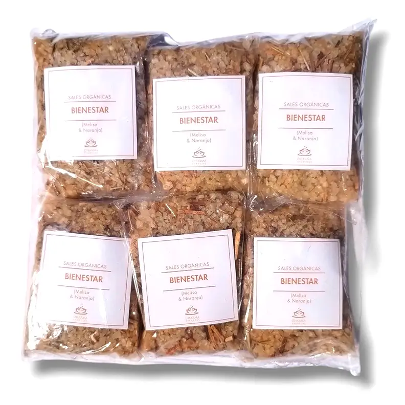 Pack x6 - Sales de Baño de Descarga BIENESTAR (125gr)