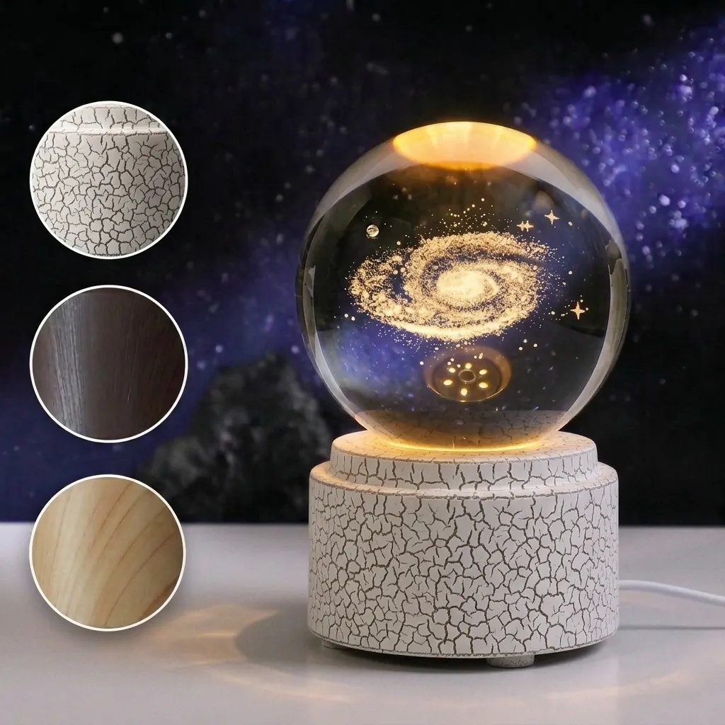 Lamp. Esfera GIRATORIA - Galaxia (6cm)