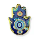 Imán de Cerámica - Mano de Fátima (7x5cm)