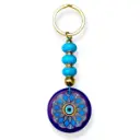 Llavero Circulo Mandala ojo turco (12x4cm)