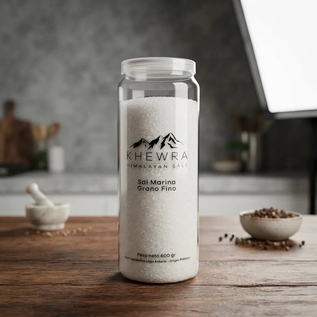 Sal del Himalaya Marina Grano Fino  (Lata de 600Gr)  