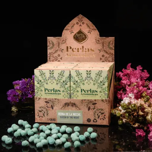 Perlas Aromáticas Reina de la Noche S.M. x12 Cajas