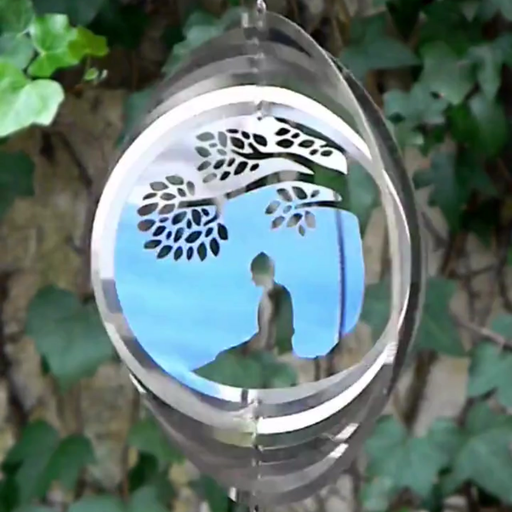 [WINA20-001] WindSpinner 20cm - Buddha (Acero Inox.)