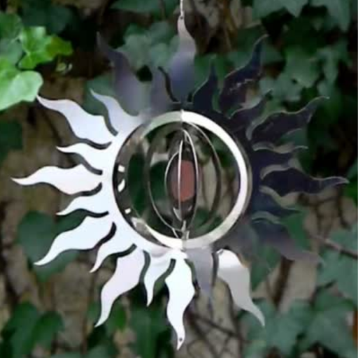 [WINA20-012] WindSpinner 20cm - Sol Radiante (Acero Inox.)