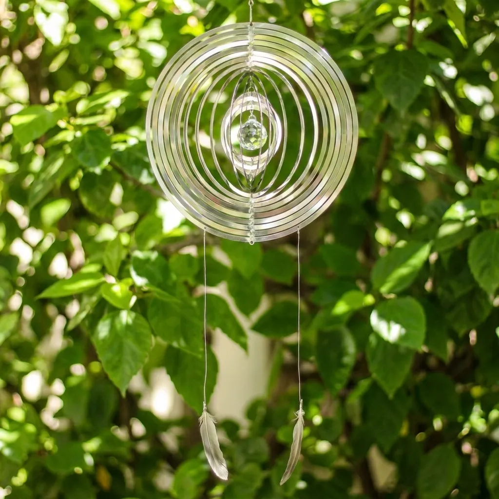 [WINAP-101] WindSpinner Premium 33cm - Esfera del Cielo (Acero Inox.)