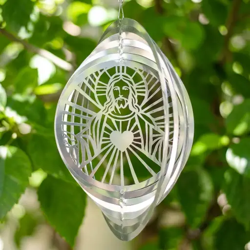 [WINA20-019] WindSpinner 20cm - Jesús (Acero Inox.)