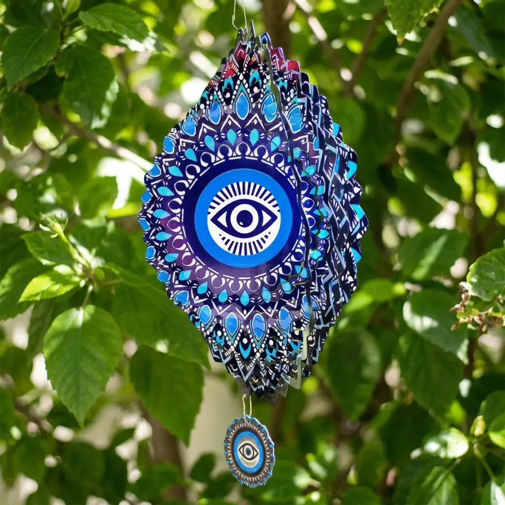 [WINUV30-023] Windspinner Pintado 30cm - Ojo turco (Brillante)