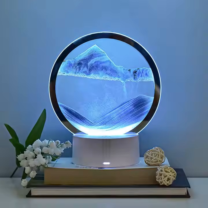[IMP-219] Lampara de Arena Movediza - RGB, USB