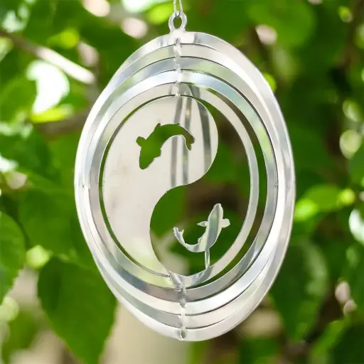 [WINA10-025] WindSpinner 10cm - Ying Yang Peces Koi
