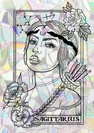 Sticker Suncatcher (Atrapasol) - 039. Signo Sagitario