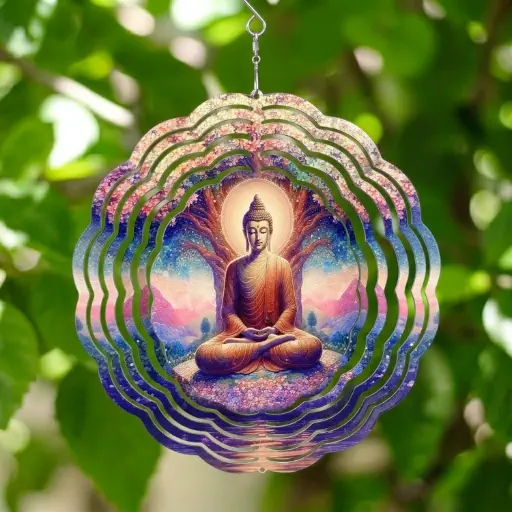 [WINS20-001] Windspinner 20cm NUEVOS - Buda (Pintado ambos lados)
