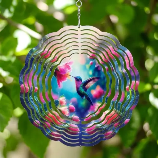 [WINS20-003] Windspinner 20cm NUEVOS - Colibrí (Pintado ambos lados)