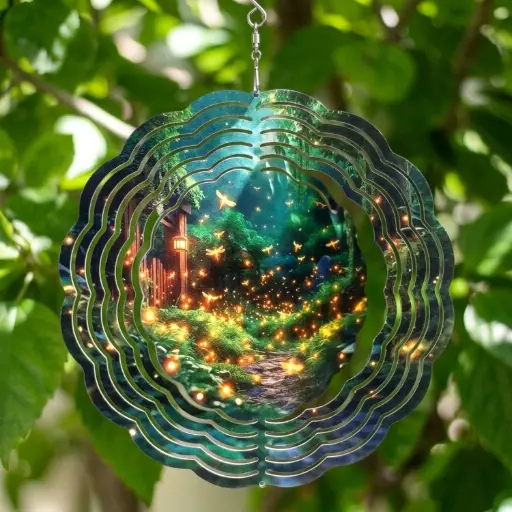 [WINS20-013] Windspinner 20cm NUEVOS - Luciérnagas (Pintado ambos lados)