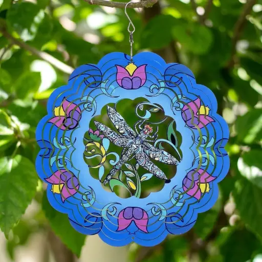 [WINUV30-006] Windspinner Pintado 30cm - Libélula (Liquidación)