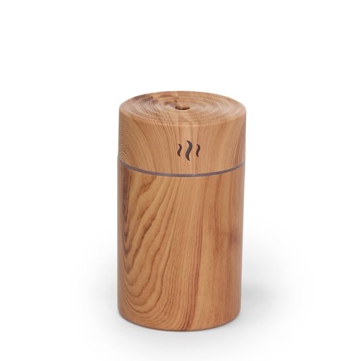 [HUM-001] Humidificador USB cilíndrico Color MADERA (Ideal para autos)