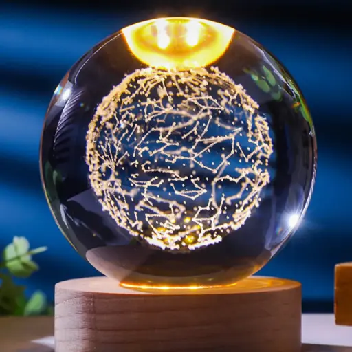 [IMP-227] Lamp. Esfera de Vidrio - Constelaciones (8cm)