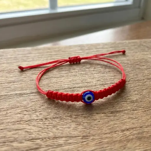 [ONC-074] PROMO X12 - Pulsera Roja Ojo Turco (Protección)