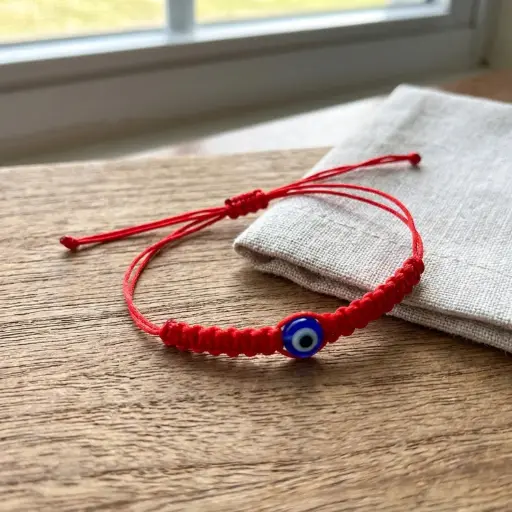 [ONC-074] PROMO X12 - Pulsera Roja Ojo Turco (Protección)