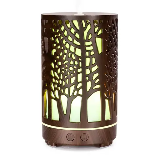 [HUM-018] Humidificador USB Arbol de Madera 15x9cm 200ml (Sin filtro - apto aceites) 