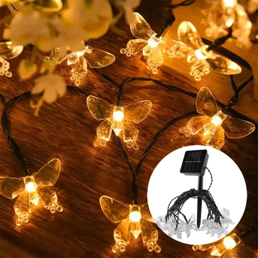 [ONC-112] Colgante Solar para Luz Nocturna - Libelulas (65x12cm)