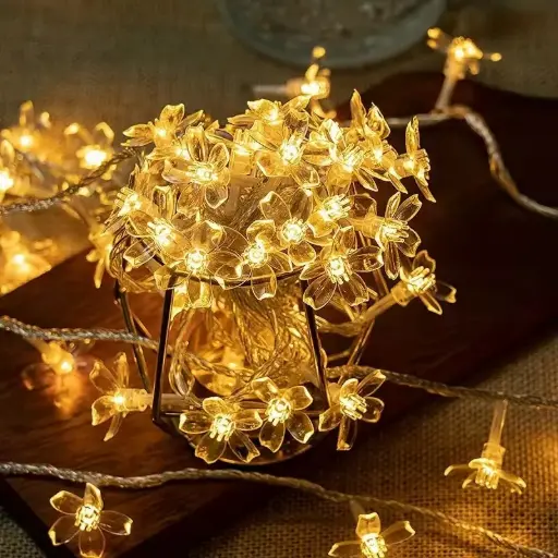 [ONC-110] Guirnalda 220v - Flor (5mts)