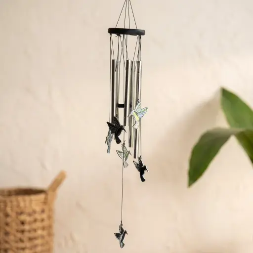 [0202] Llamador de Angeles con Colibrí Plateado 