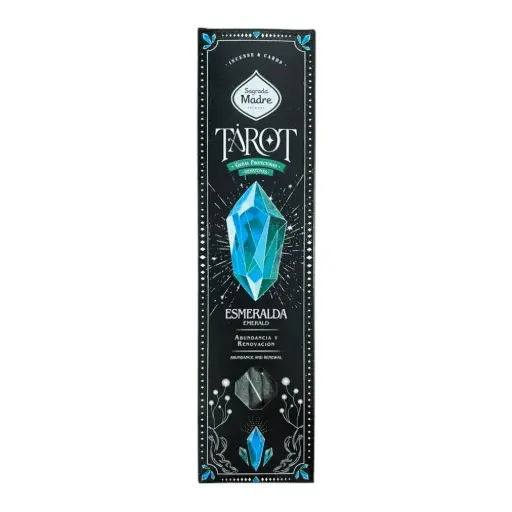 Sahumerio Tarot Gemas Protectoras S.M. - Esmeralda