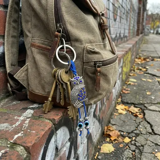 [ONC-115] Llavero Buho de Poder (12x2cm)