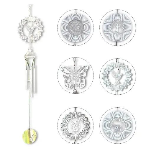 [MT-040] Llamador de Ángeles ESPIRAL con Wind Surtido (50x10cm)