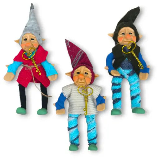 Duende Abrecaminos - Con llavecita (10cm)