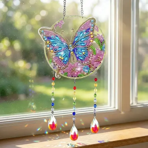 [IMP-314] Set Diamantes - Mariposa Strass (para armar) (5x5cm)