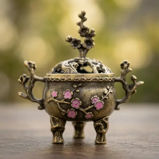 [IMP-307] Sahumador MINI de Flores Tetera (6x7cm)